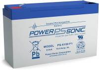 Power-Sonic 6V 10Ah Blei-Vlies Akku AGM PS-6100 VdS