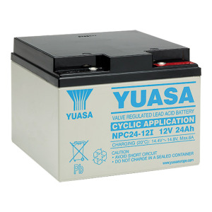 Yuasa NPC24-12I - 12V 24Ah wiederaufladbarer Bleiakku