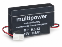 multipower MP0,8-12AMP - 12V 0,8Ah wartungsfreier Bleiakku