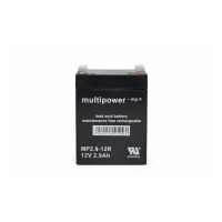 multipower MP2,9-12R - 12V 2,9Ah wiederaufladbarer Bleiakku